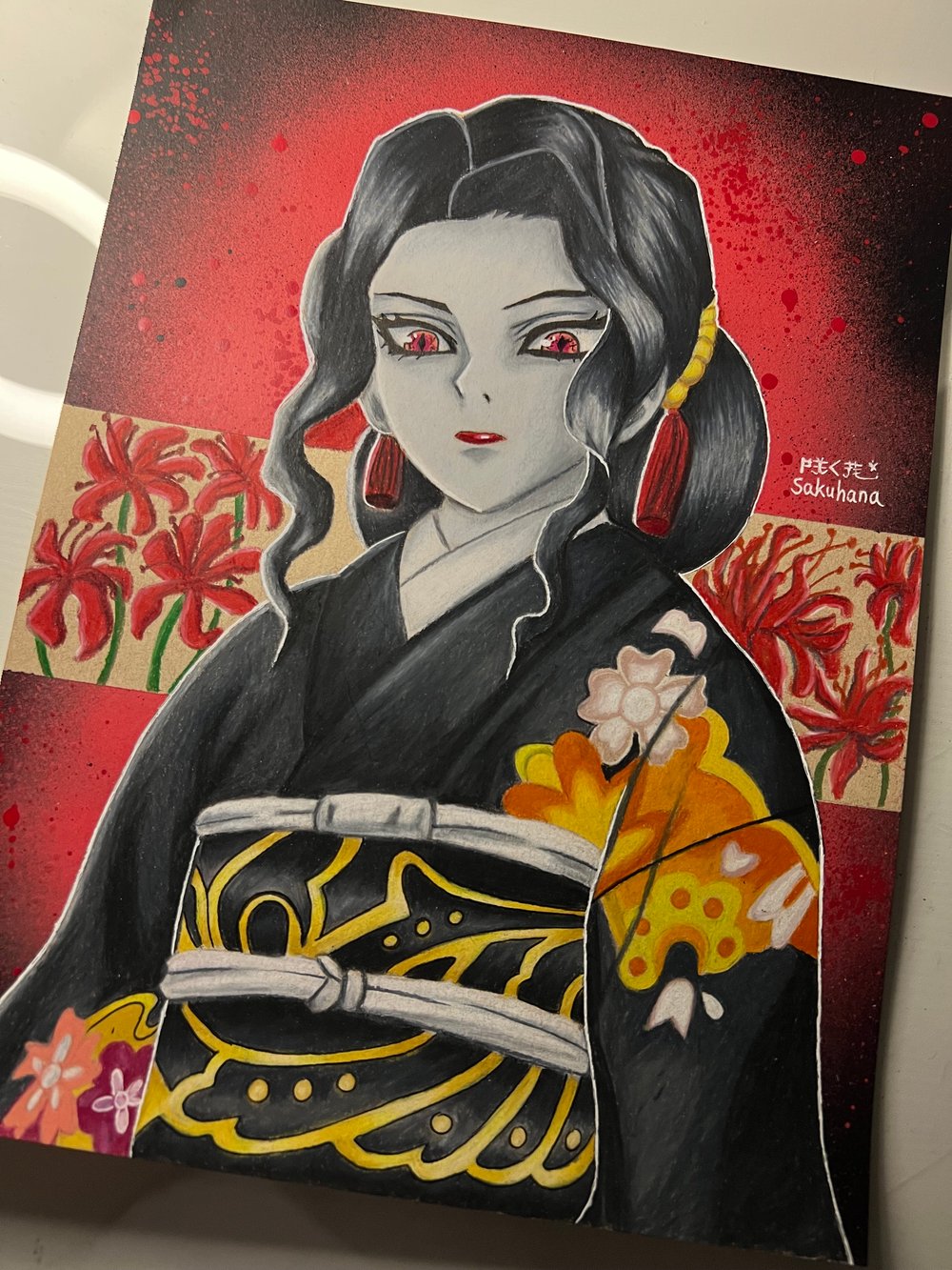 Muzan Kibutsuji Female Form Sakuhana Art