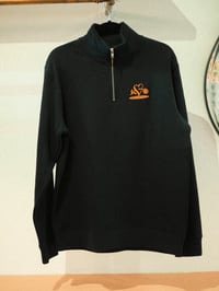 Image 3 of Zip up crew sweater