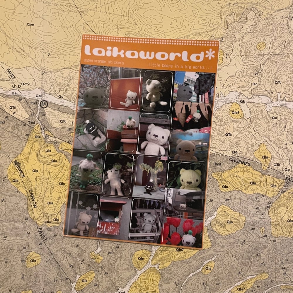 laikaworld: kuma no tabi stickers