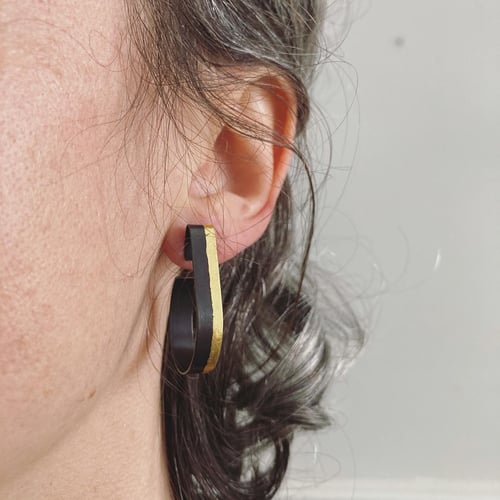 Image of Large Tear Drop Studs