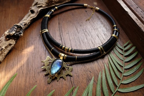Image of Surya labradorite necklace