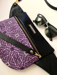 Image 4 of Purple tile crossbody 