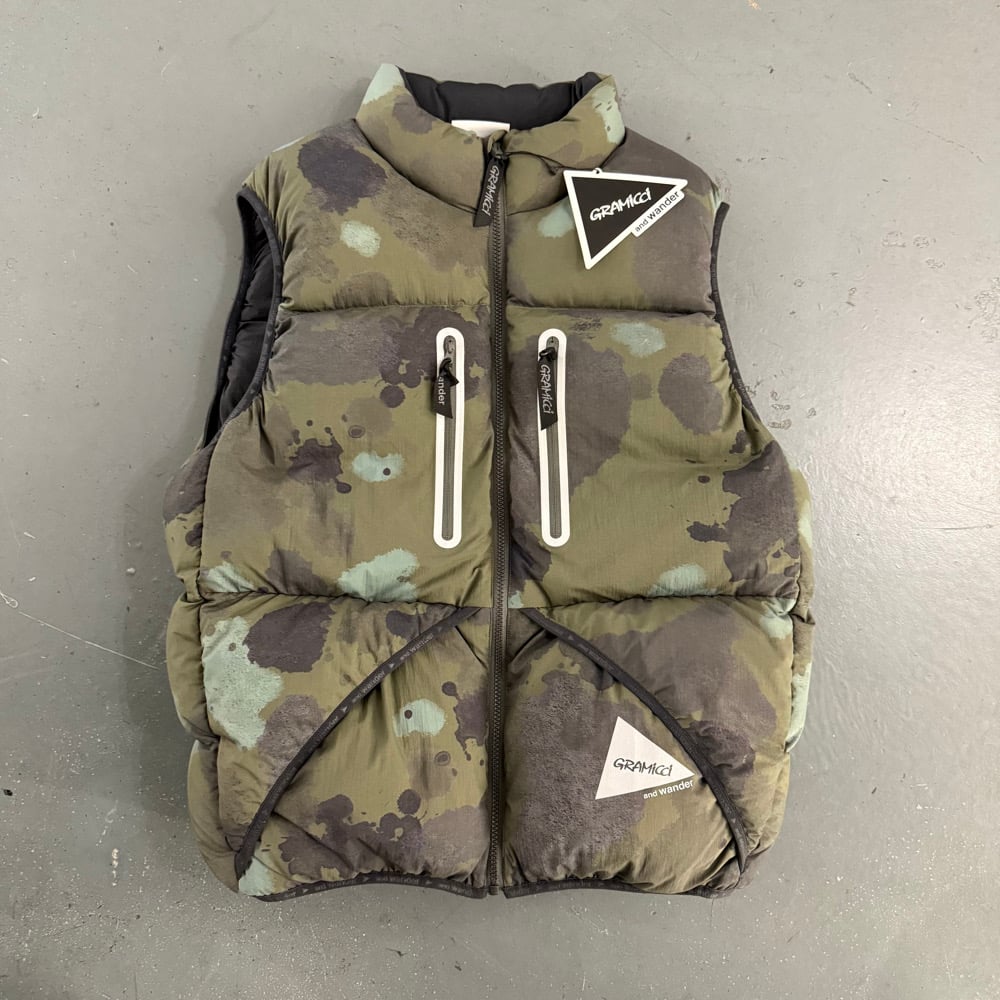 Image of  And Wander x Gramicci Down Vest, size medium 