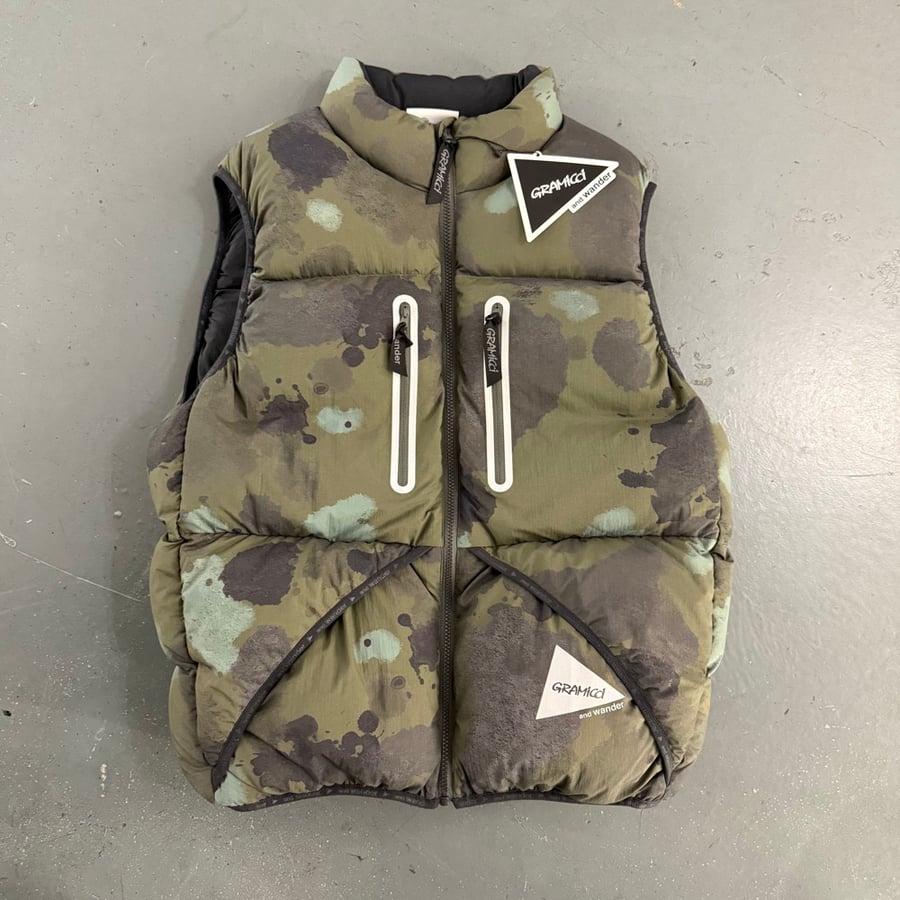 Image of  And Wander x Gramicci Down Vest, size medium 