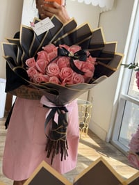 Image 1 of 2 dozen pink Bouquet 