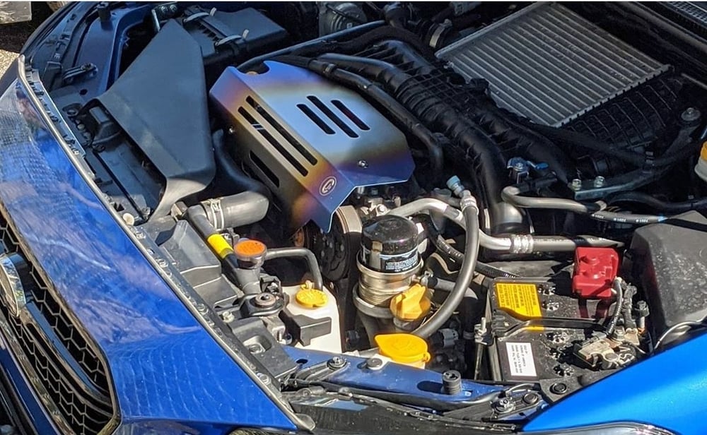 Subaru WRX 2015+ titanium pulley cover