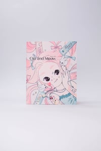 Image 1 of Girl and Meow -  Risograph Manga / Illustration Zine  copy