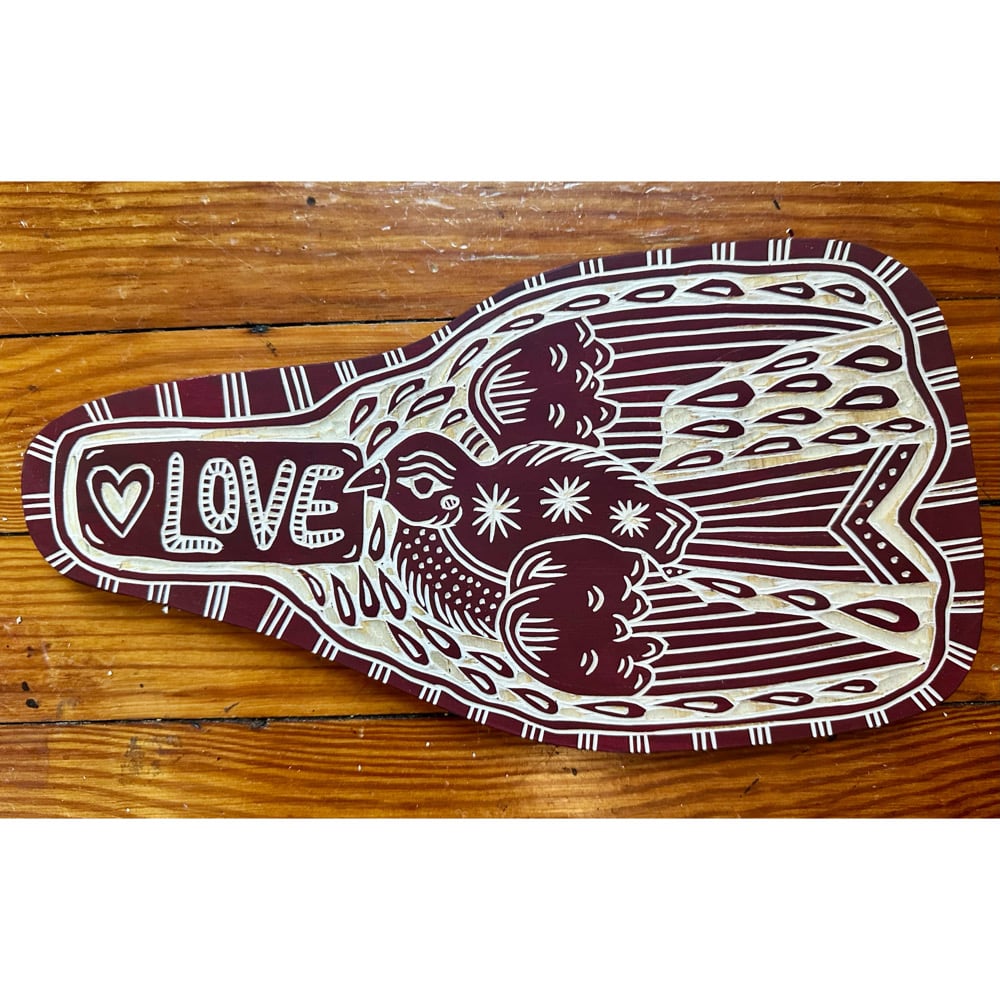 Image of Deep Red Love Bird