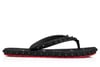 Super Loubi Flip Flops- Black & Red 