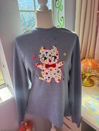 Image 2 of Clown Kitty Sweater 🎪🐱♡ (L/XL)