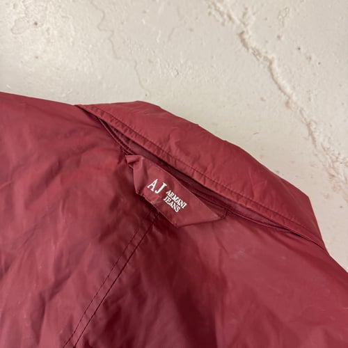 Image of 2000s Armani Jeans Nylon Trench, Size XL