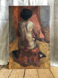 Image 1 of Nude portrait on board