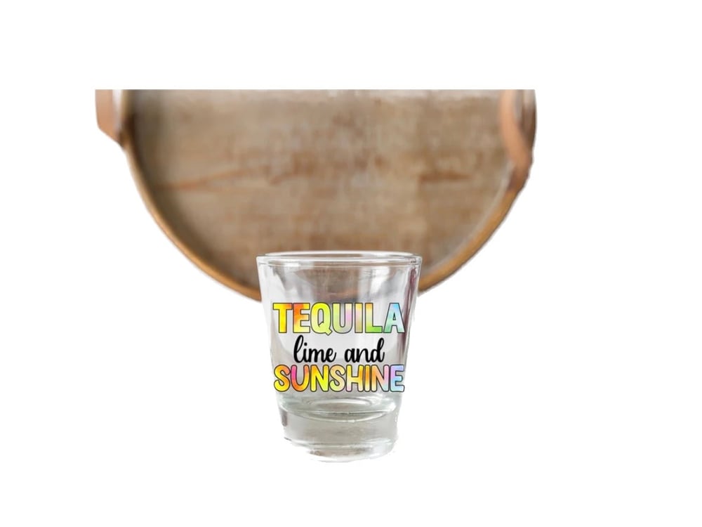 Image of Pick a custom Shot glass options are below