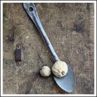 Image 1 of Enamel serving spoon