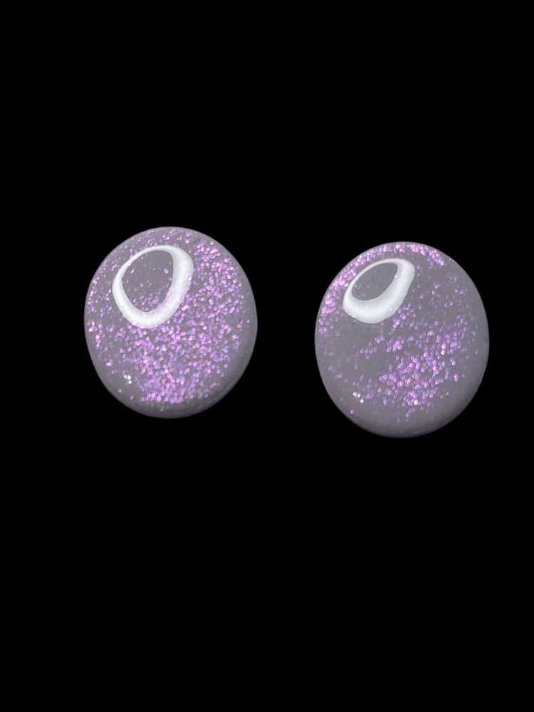 Image of Moon Dust Polymer Clay Earrings