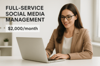 Image 2 of Full-Service Social Media Management.  (One month) 