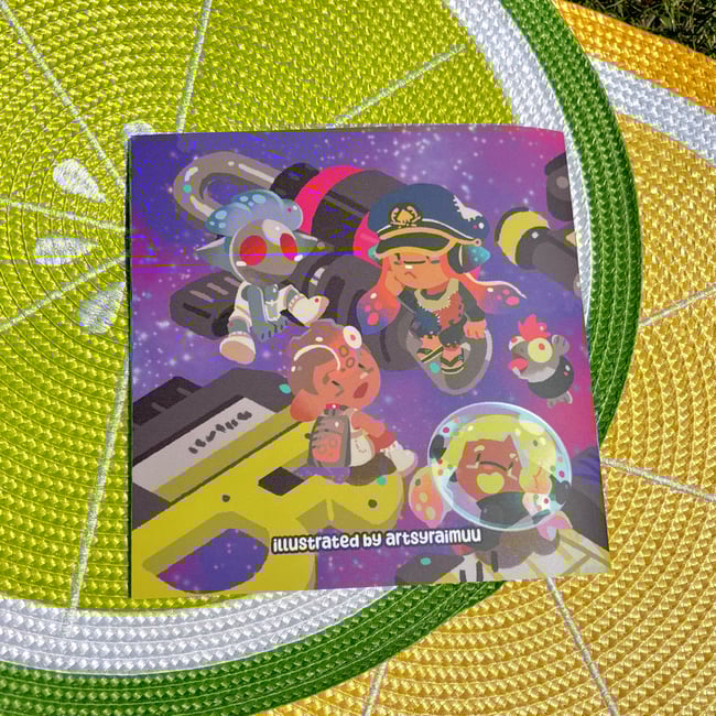 🍋 AGENT INKADIA Shooting Starfish ~ ARTBOOK 7x7 INCH