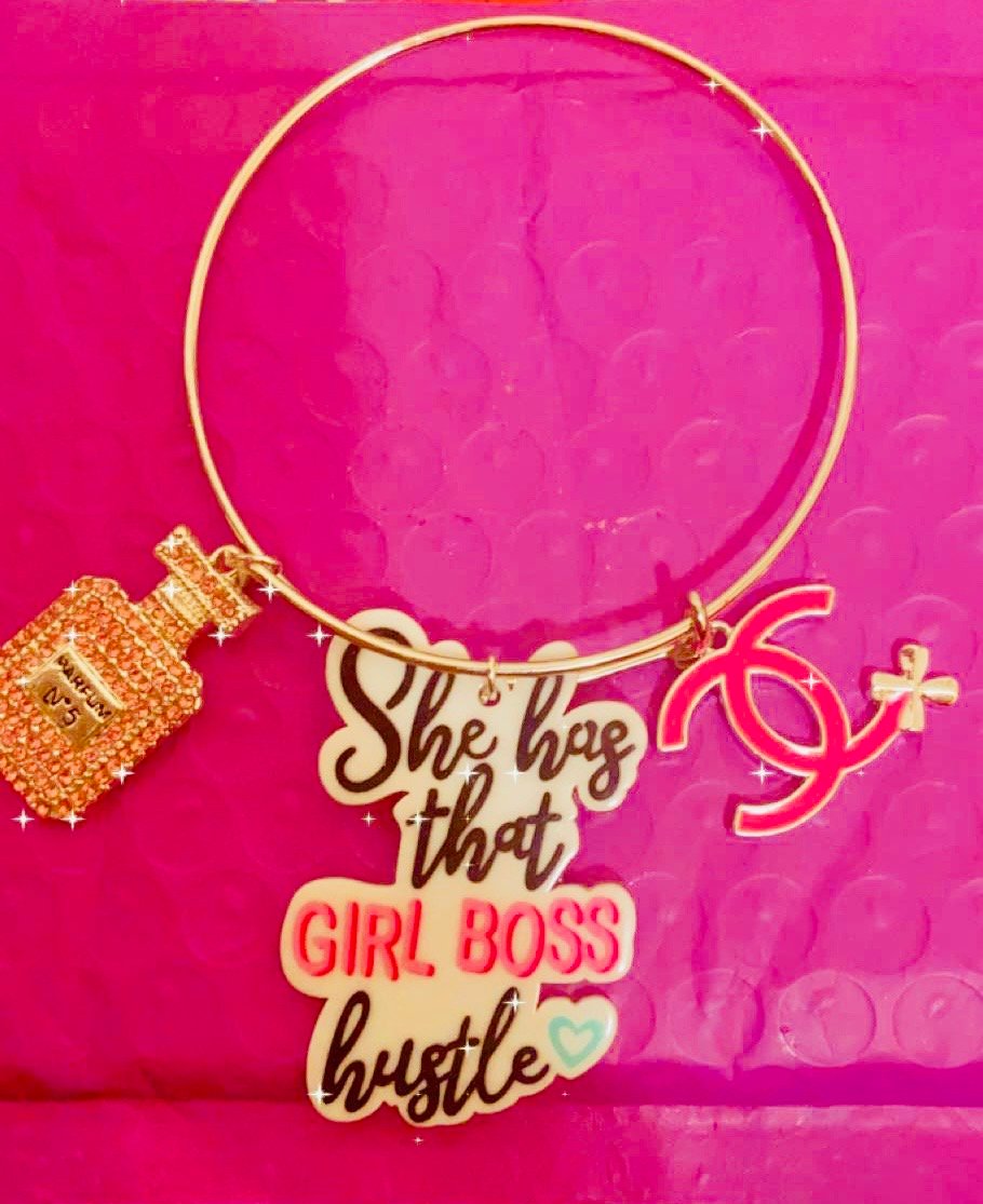 Image of She has that girl boss hustle bangle bracelet 