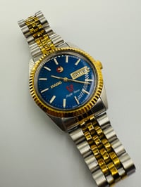 Image 1 of Rado Purple Horse Day Date Blue Dial 2/Tone Automatic Men’s Watch