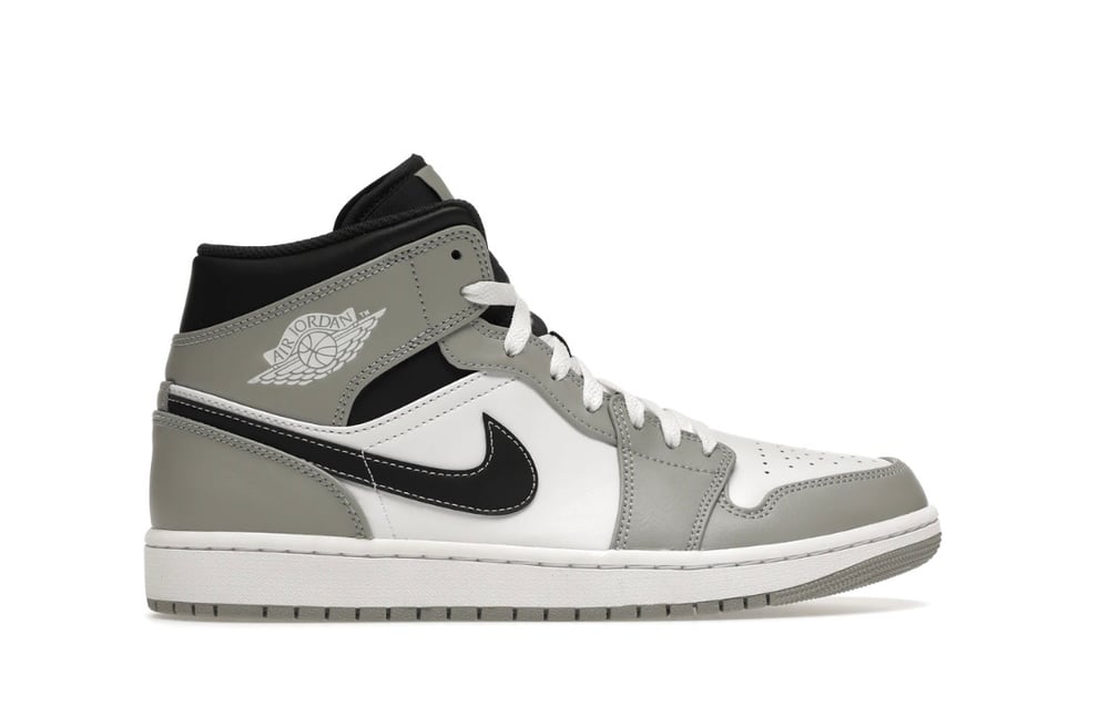 Image of Jordan 1 Mid "Light Smoke Grey Anthracite"