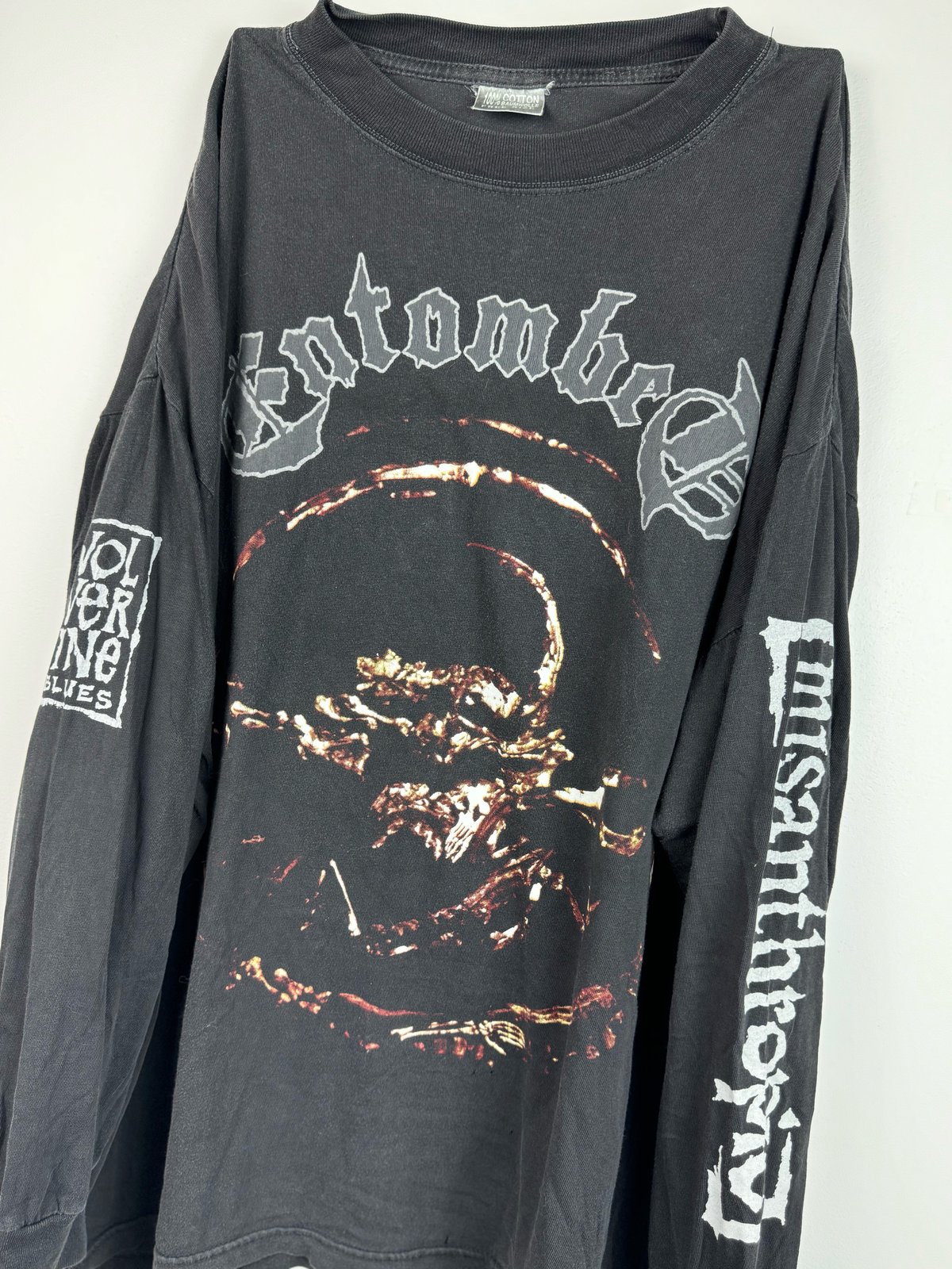 1993 Entombed Misanthropic 'Wolverine Blues' era long-sleeve