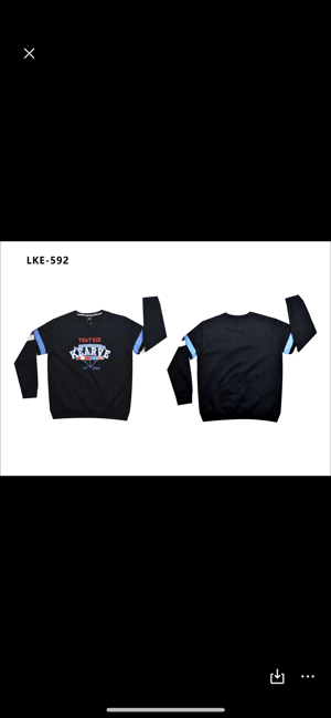 Image of BLACK TKK CREWNECK