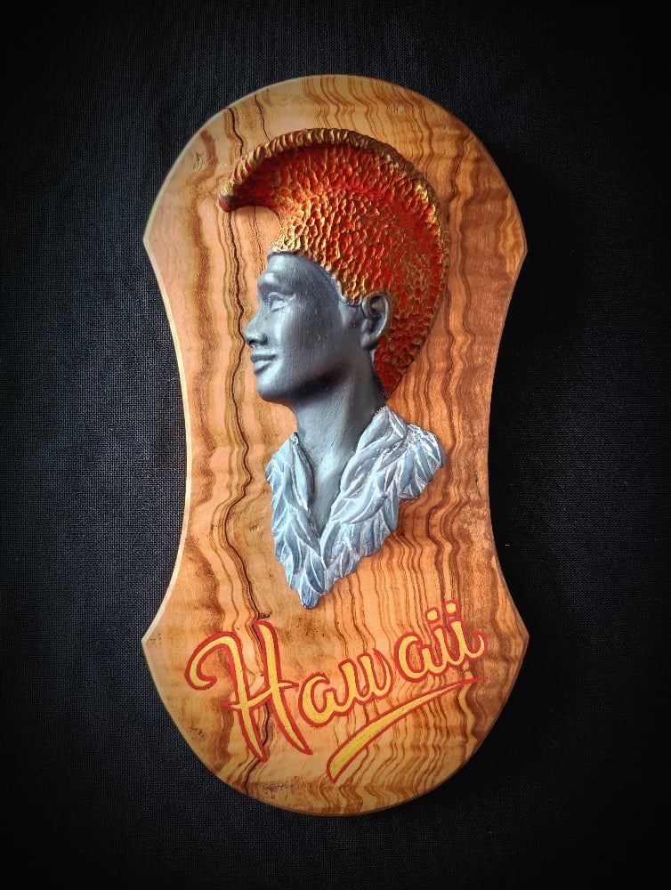 Image of KING KAMÉHAMÉHA BAS RELIEF PORTRAIT 