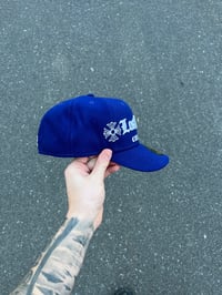Image 3 of ROYAL BLUE SCRIPT LOS ANGELES CUSTOM FITTED CAP