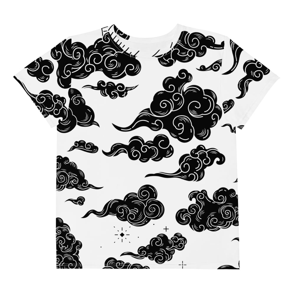 ZEN EXP - “Akatsuki Cloud” Youth crew neck t-shirt