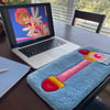 Fluffy Sakura Wand Keyboard 