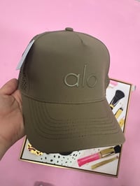 Olive green hat