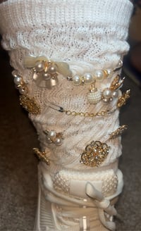 Image 2 of Jeweled Charm Socks 