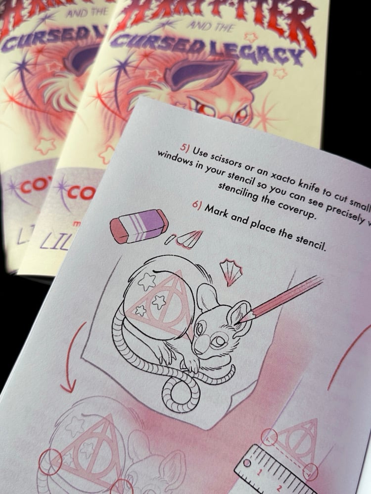 H*rry P*tter & the Cursed Legacy - Cover-Up Tattoo Zine