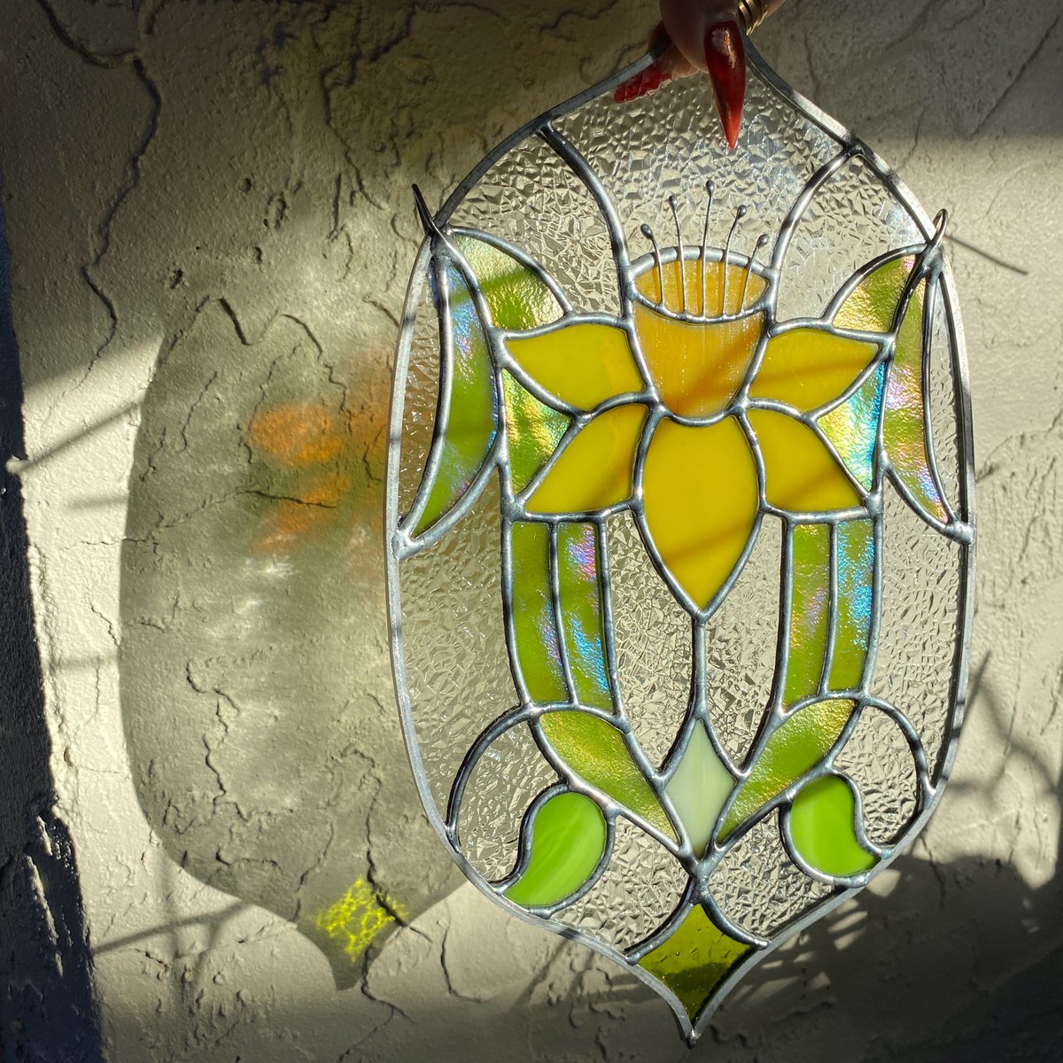 Image of Art Nouveau Daffodil Panel