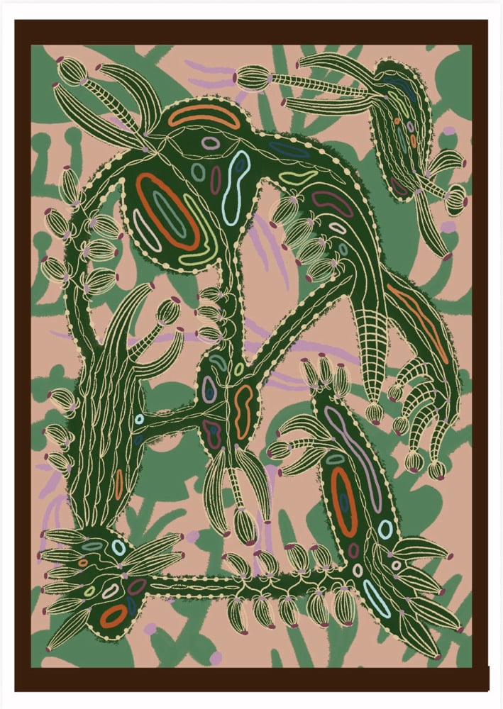 Image of Cyme (sand) A3 print 