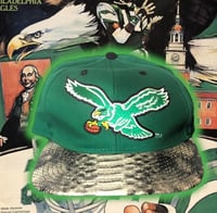 Image 3 of 💎ViNTaGe💎Just Don PHiLaDeLPHia EaGLeS 🦅 SNaKeSkiN SNaPBaCK 🧢 