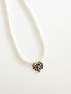 Pearls and Cheetah Charm
