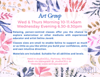 Image 2 of Art Group Wednesday or Thursday 10-11.45am