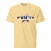 Image 6 of Trump 24 MAGA 47 Unisex Garment-Dyed Heavyweight T-shirt