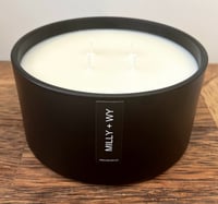 Image 2 of Matte Black Jumbo Cambridge Candle Bowl