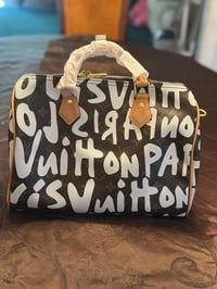 Image 1 of LV Graffiti White & Brown