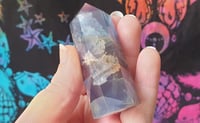 Image 1 of Blue Fluorite Point