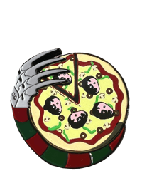 Image 1 of SOUL PIZZA SPINNIN’ PIN  #9 