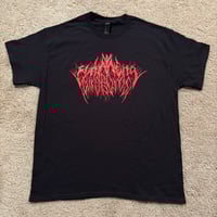 Image 1 of Flaming Ouroboros - Blood and Flesh T-Shirt