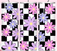 flowers 20oz subliamtion tumbler