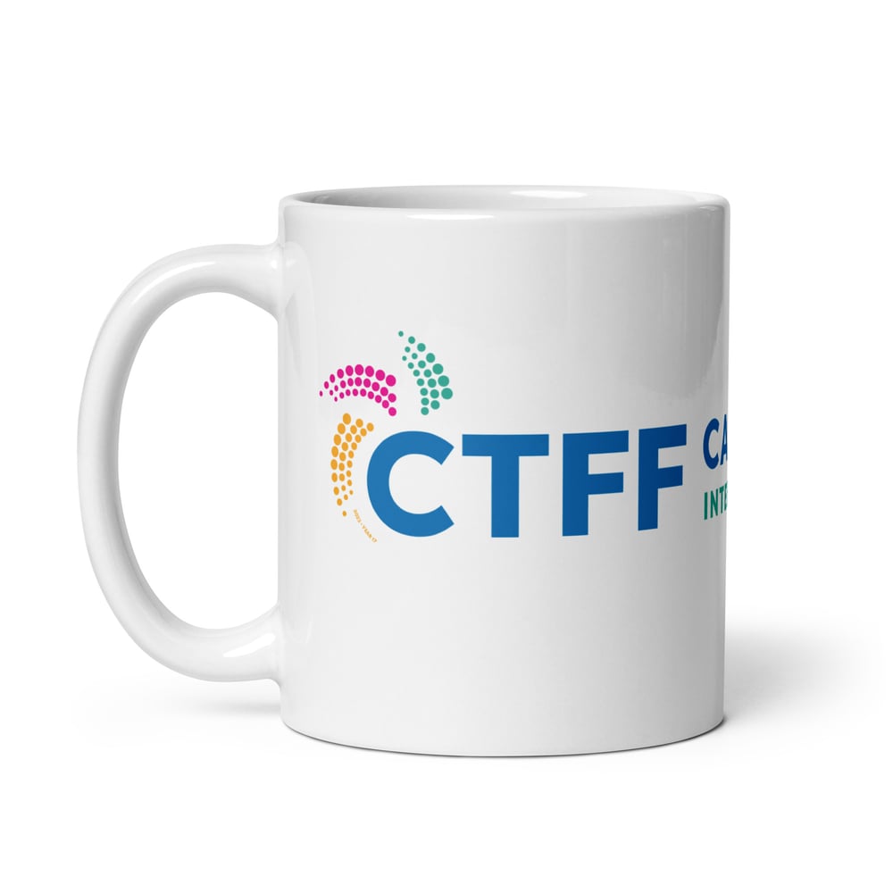 CTFF White glossy mug