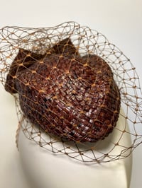 Image 2 of Brown straw percher. SOLD