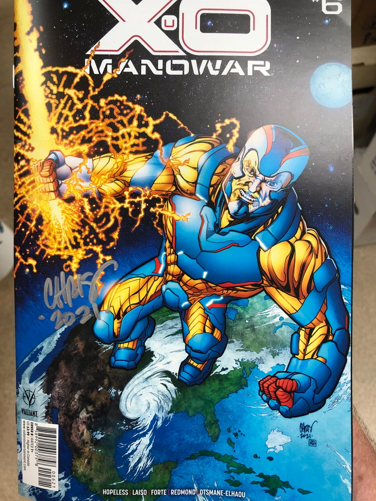 Image of X-O Manowar 6 signed