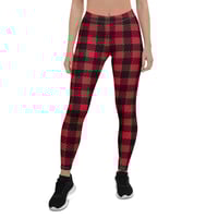 Image 2 of Red Plade Leggings