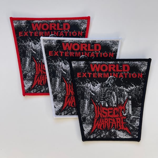Image of Insect Warfare - World Extermination Woven Patch
